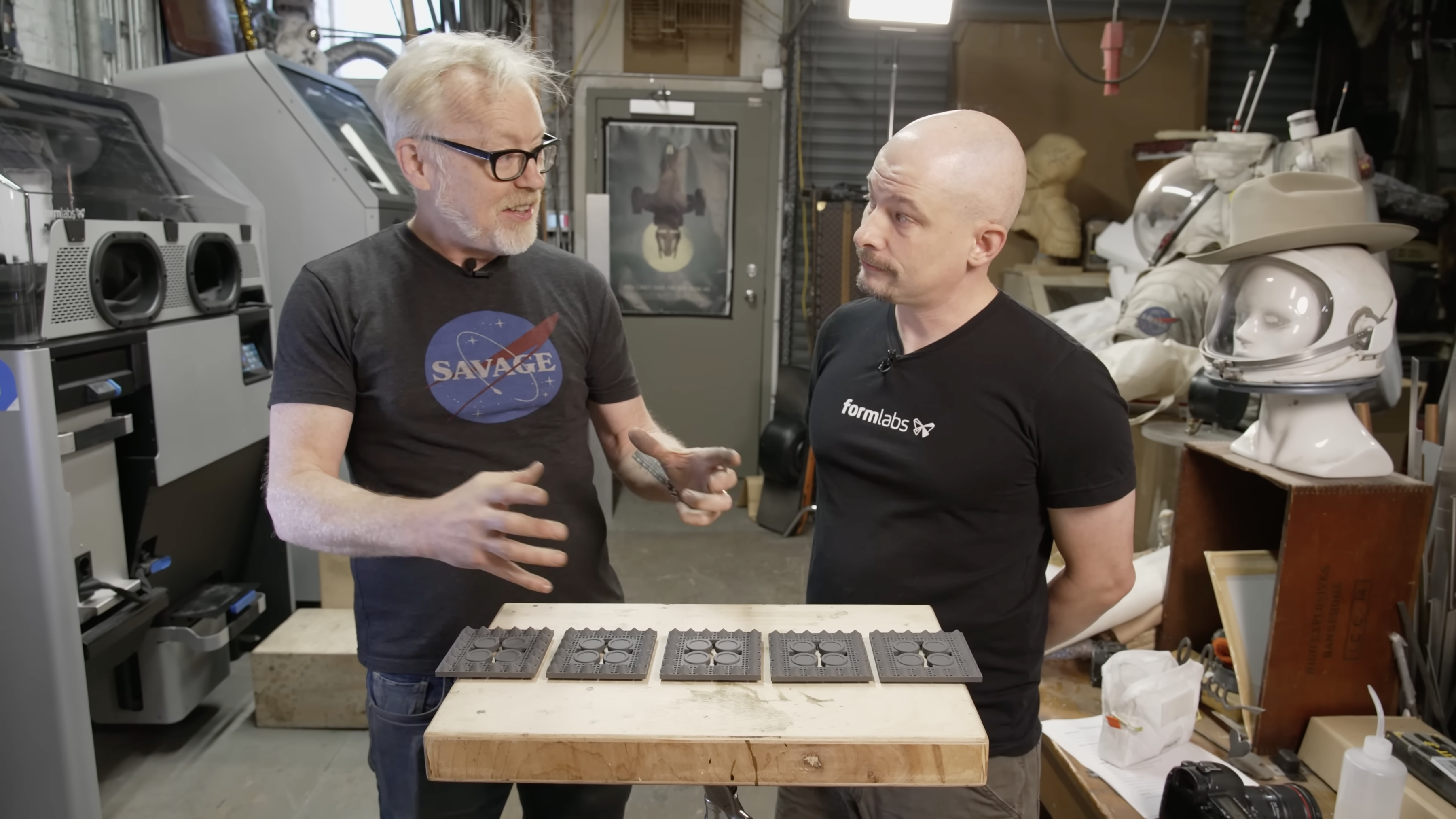 Adam Savage using Bed Temp Tool