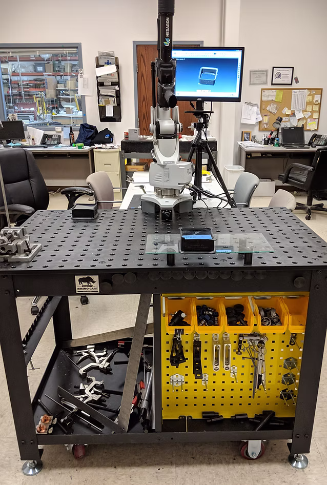 Romer arm scanner inspection